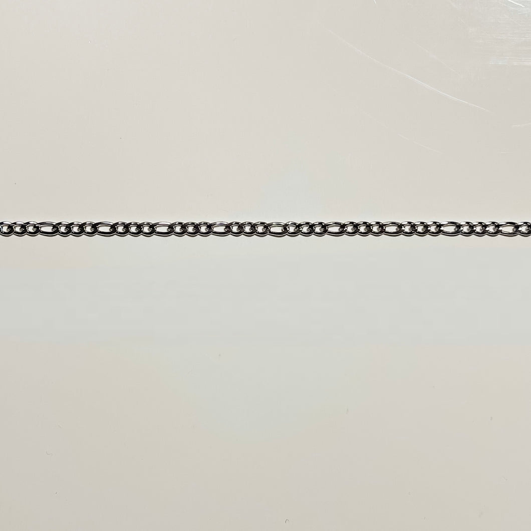 MTO Silver Figaro Chain Necklace