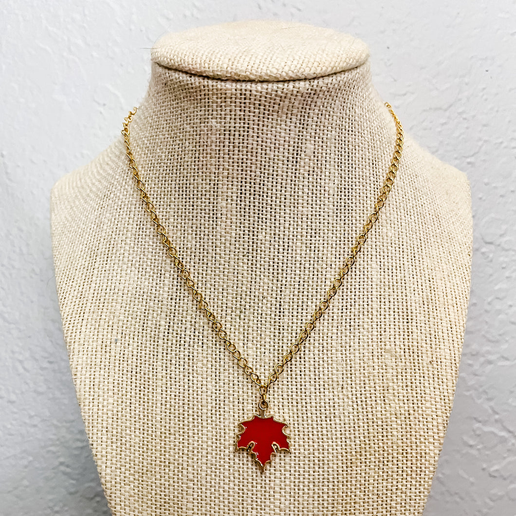 RTS Leaf Chain Necklace