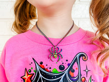 Load image into Gallery viewer, MTO Psychedelic Spider Chain Necklace
