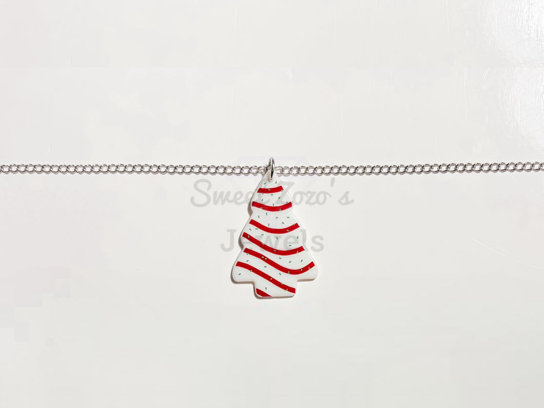 RTS Tree Cake on Chain Necklace