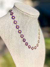 Load image into Gallery viewer, RTS Purple Daisy Floral Chain
