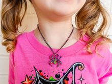 Load image into Gallery viewer, MTO Psychedelic Spider Chain Necklace
