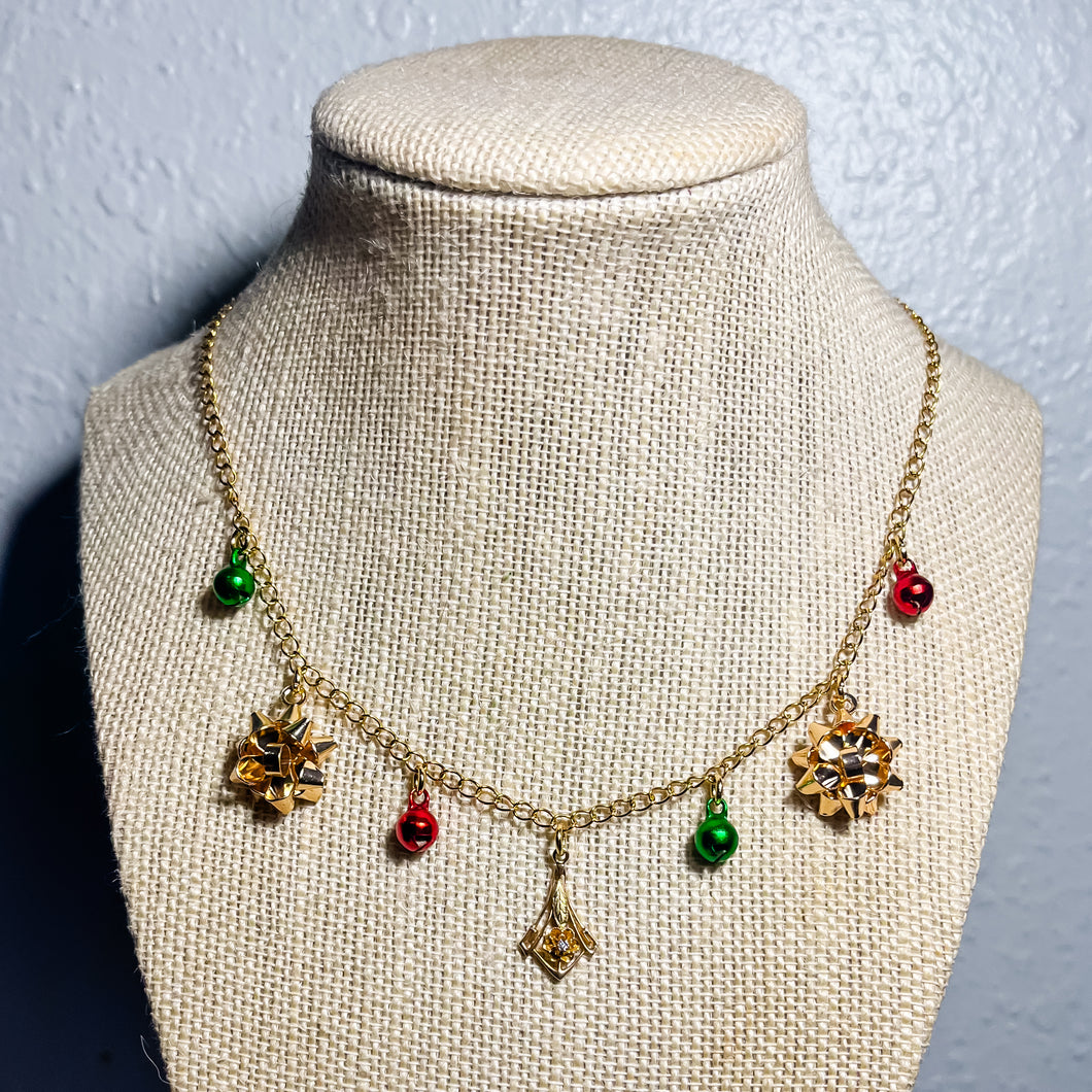 RTS OOAK Christmas Charm Necklace