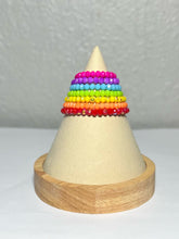 Load image into Gallery viewer, MTO Rainbow Bright Crystal Bracelet Stack
