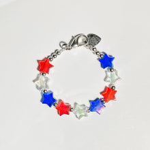 Load image into Gallery viewer, MTO Patriotic Stars Bracelet
