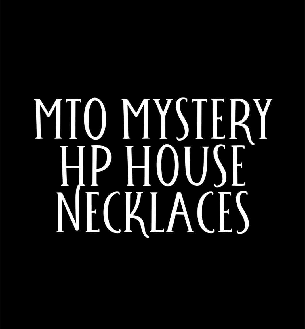 MTO Mystery HP House Necklaces