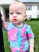 Load image into Gallery viewer, MTO Pink/Blue Neon Beaded Necklace
