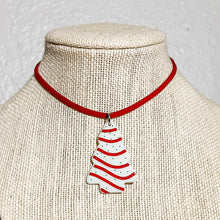 Load image into Gallery viewer, MTO Christmas Tree Cake Cord Necklace
